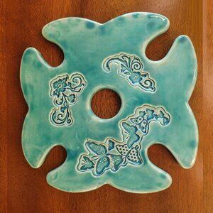 Original Carrie Torres Floral Butterfly Wine Carousel